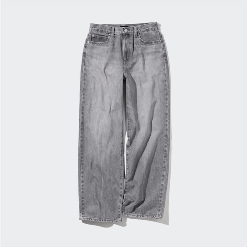 UNIQLO Grey Baggy Comfortable Jeans
